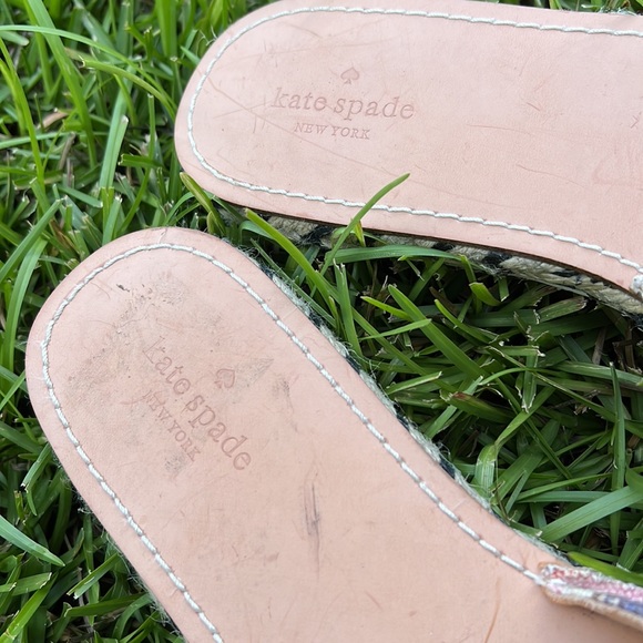 🎀 Kate Spade Espadrille Slide Sandal - Picture 4 of 10